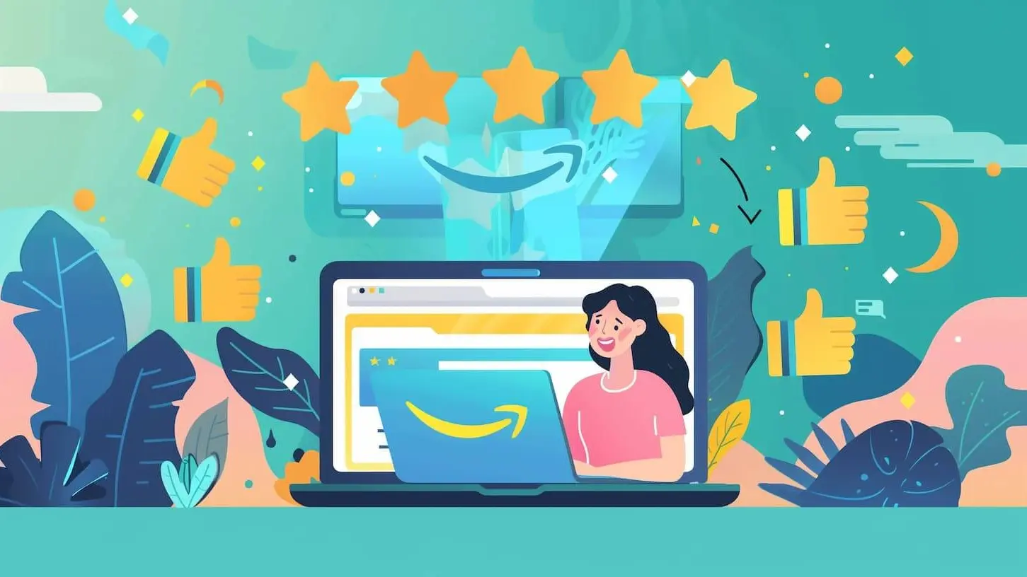 A screenshot of Amazon product reviews, showing multiple 5-star ratings and a comment.